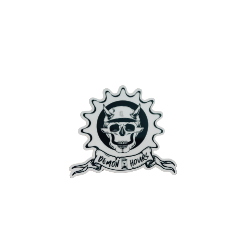 Demon Hours Skull Sticker
