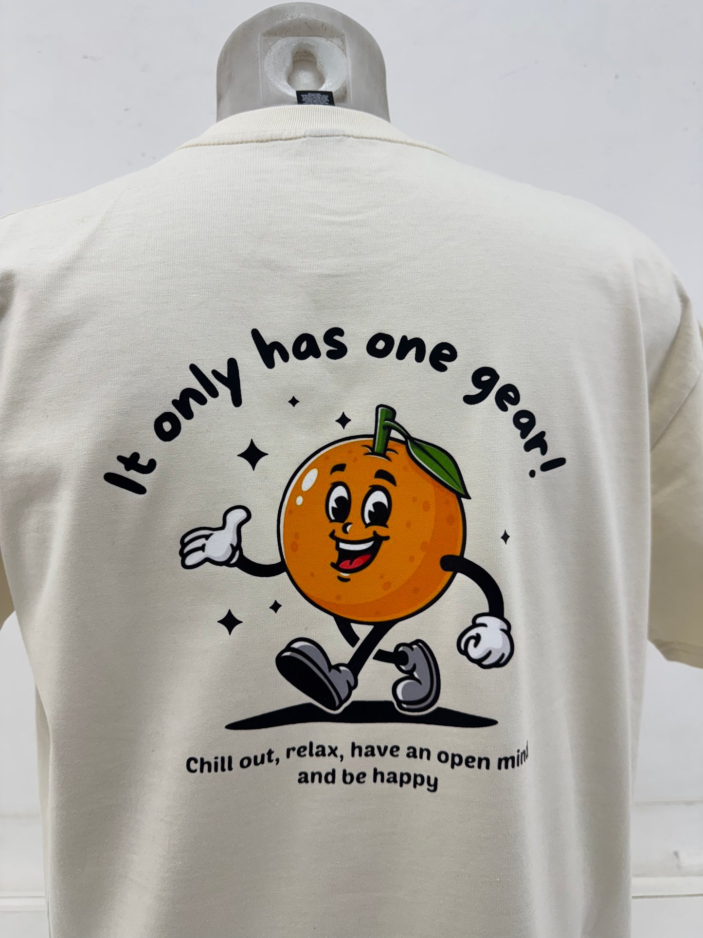 Open Mind Orange Pocket T-Shirt
