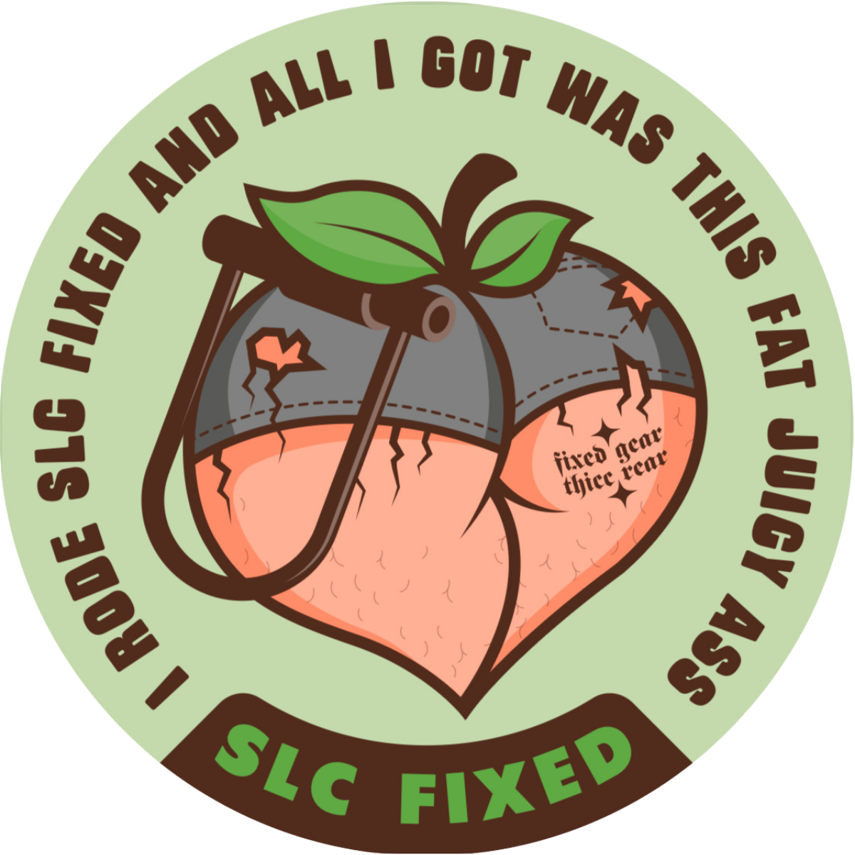 Juicy Peach Fuzz Sticker