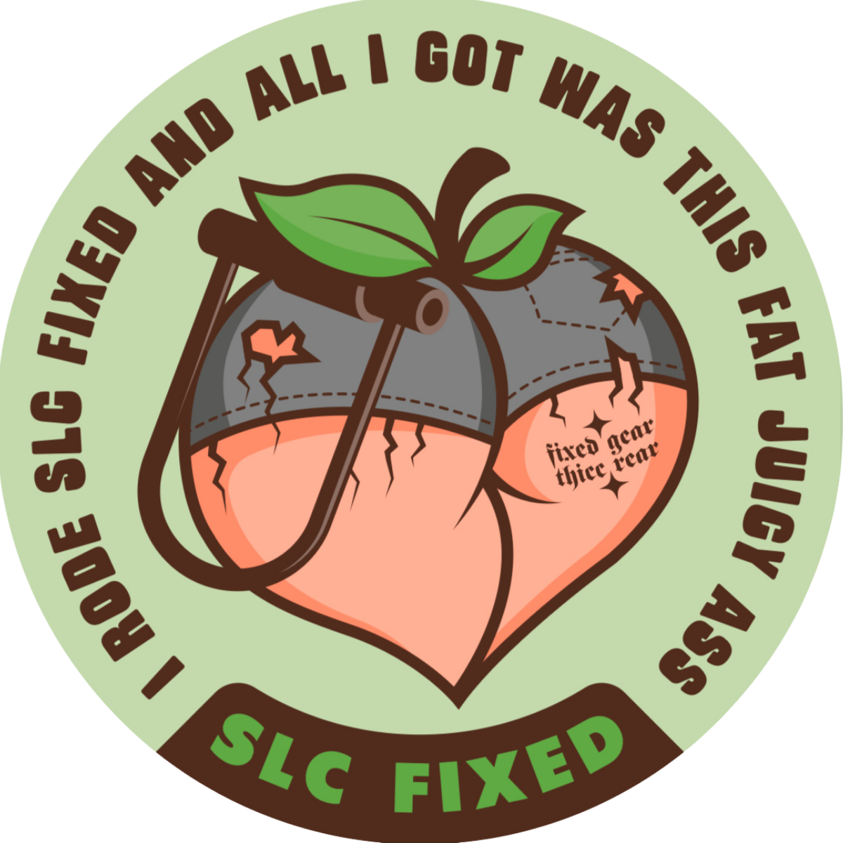 Juicy Peach Smooth Sticker