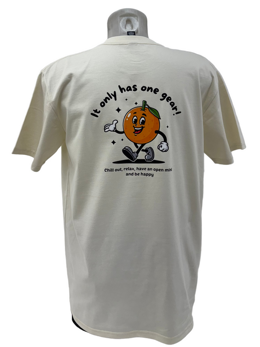Open Mind Orange Pocket T-Shirt